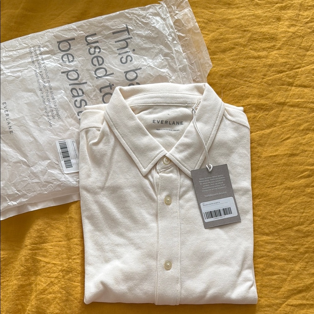 Everlane Men’s The Long-Sleeve Pique Shirt